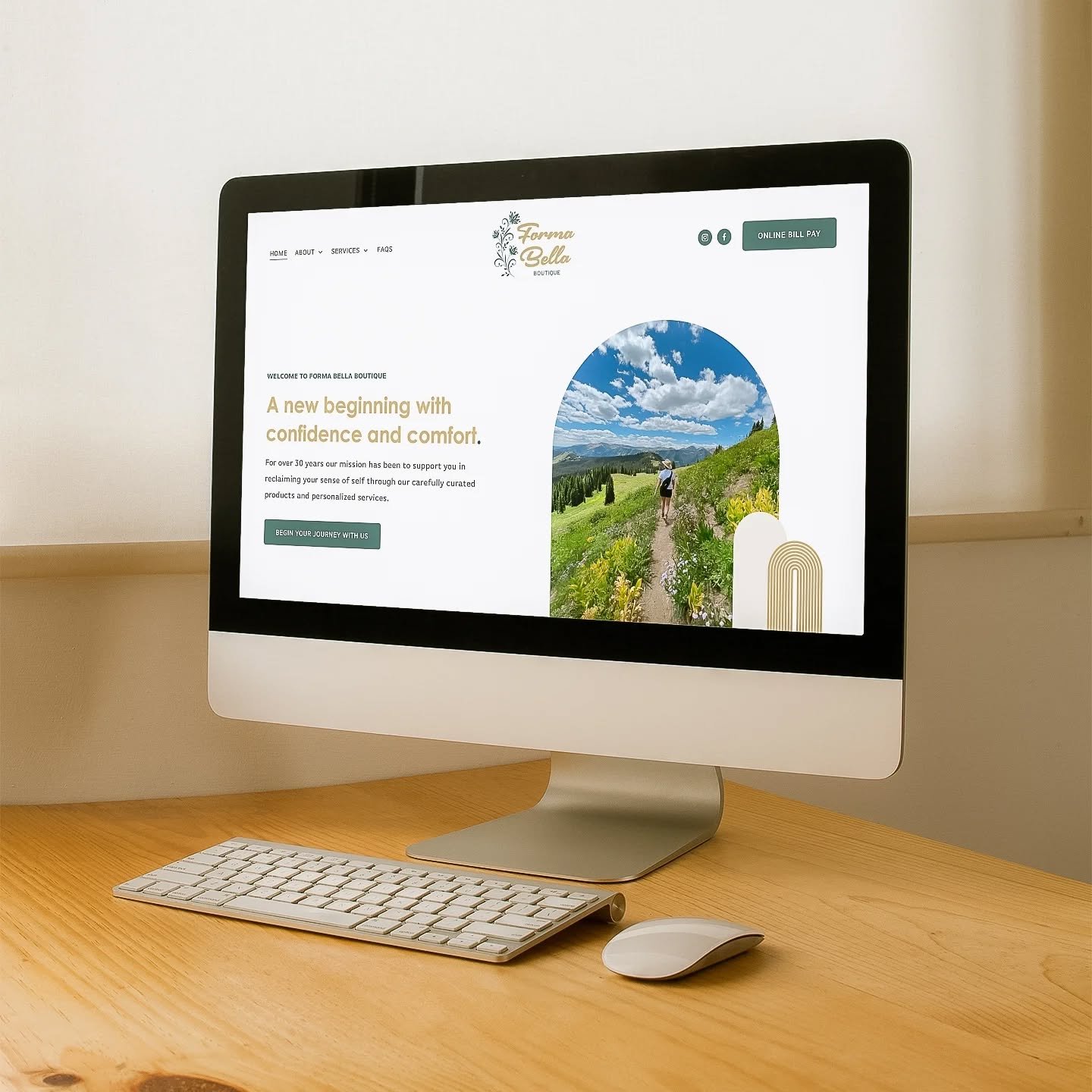 We loved bringing Forma Bella Boutique&rsquo;s vision to life! From designing a logo that embodies empowerment and grace to crafting a website that mirrors their mission, and capturing stunning photos that tell their story. Every detail celebrates th