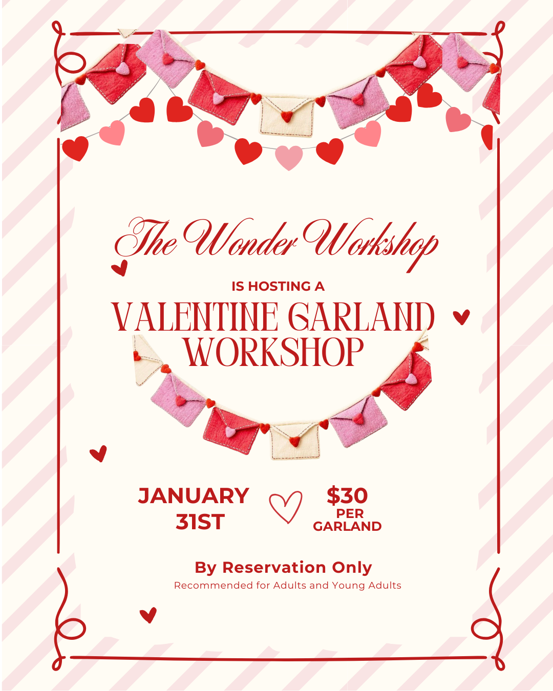 Pink Red Cute Valentines Day Cocktail Party Invitation Flyer.png