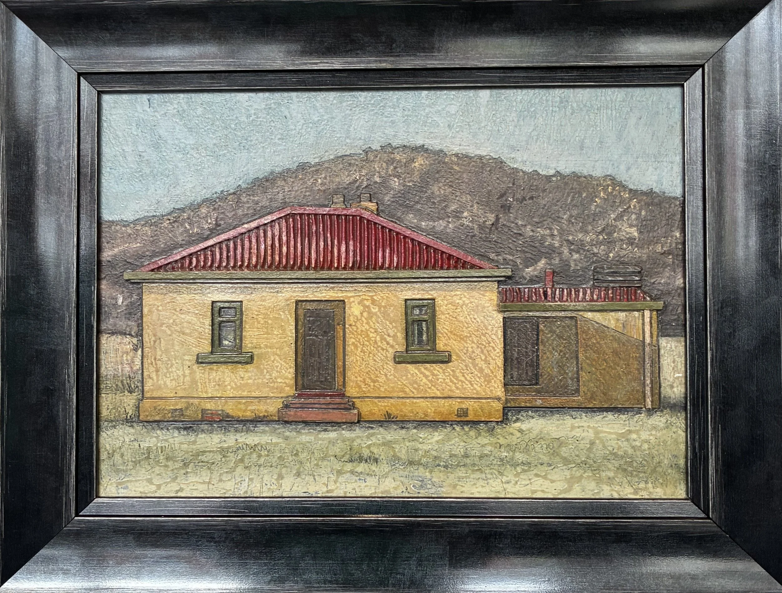 'Stan Cotter's Cottage Near Cromwell'
Frame Mixed Media
34cm x 27cm
$440