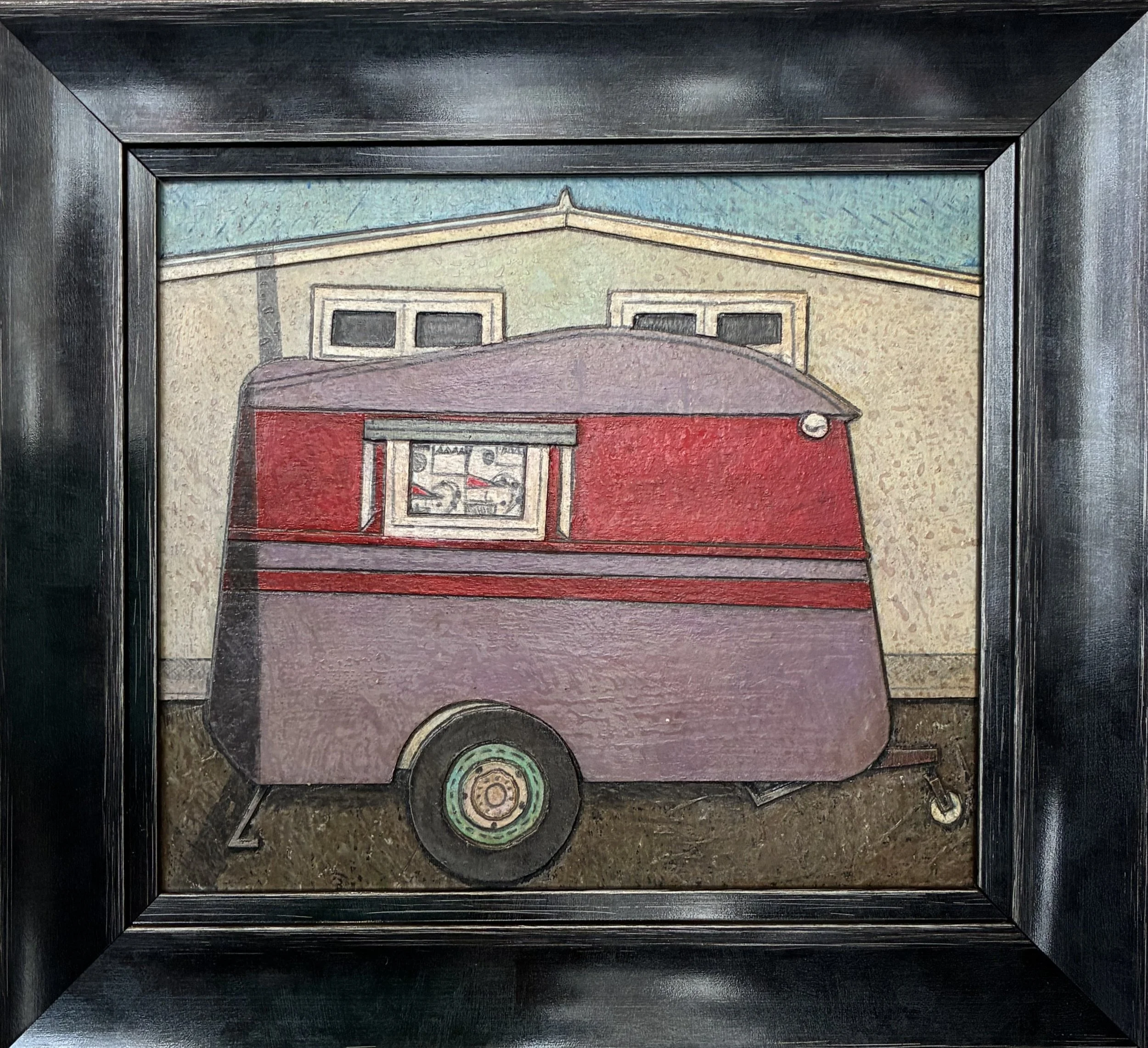 'Caravan, Birdlings Flat'
Frame Mixed Media
30cm x 27cm
$430