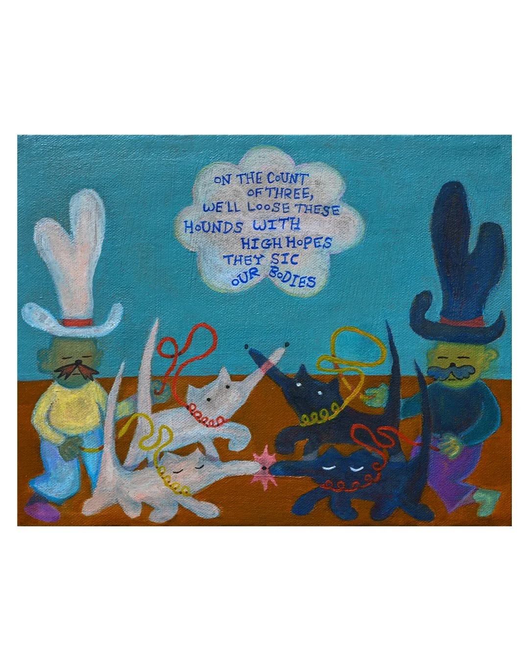 On the count of three&hellip; | 8&rdquo; x 10&rdquo; wax pastel and acrylic on canvas

What&rsquo;s life without a little self-sabotage?

Fly high Ricoh, thank you for the snaps 🕊️