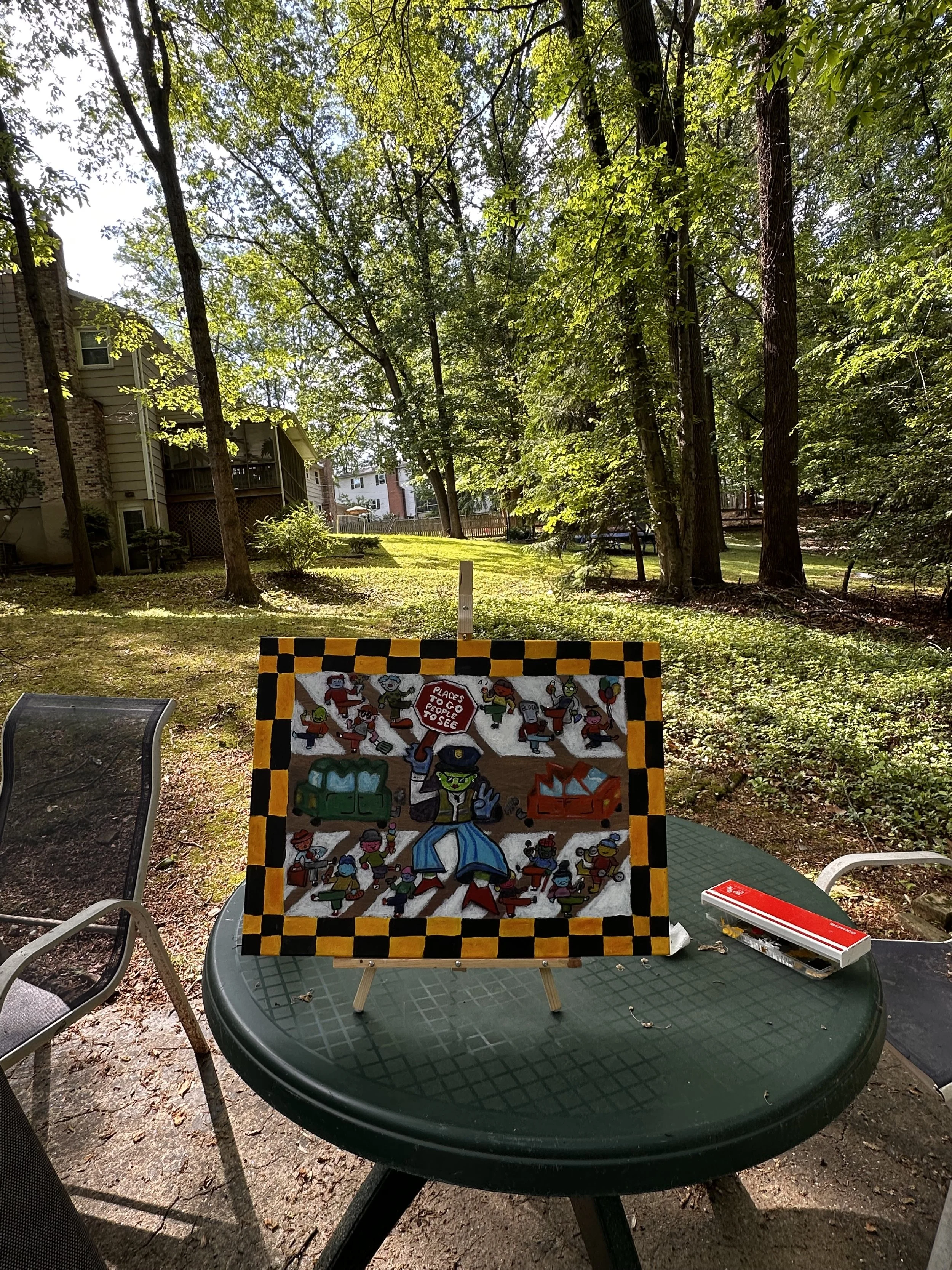 Second painting, Places & People