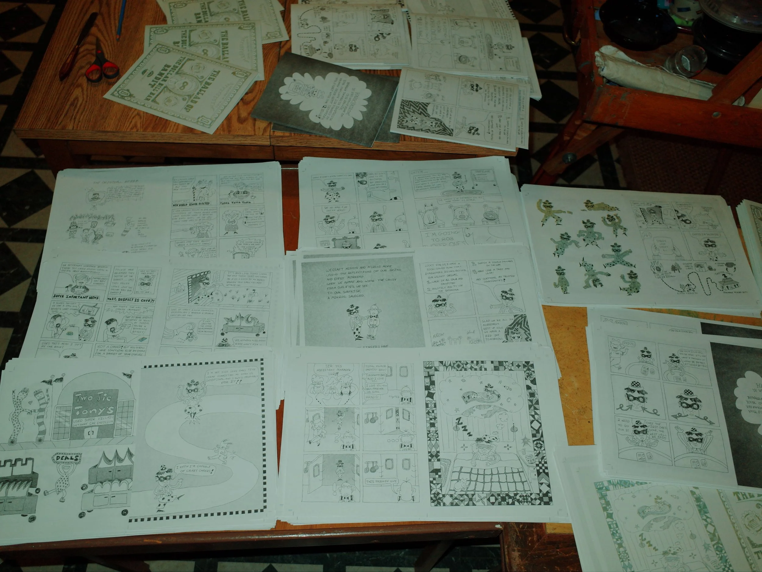 Lots and lots of folding and cutting