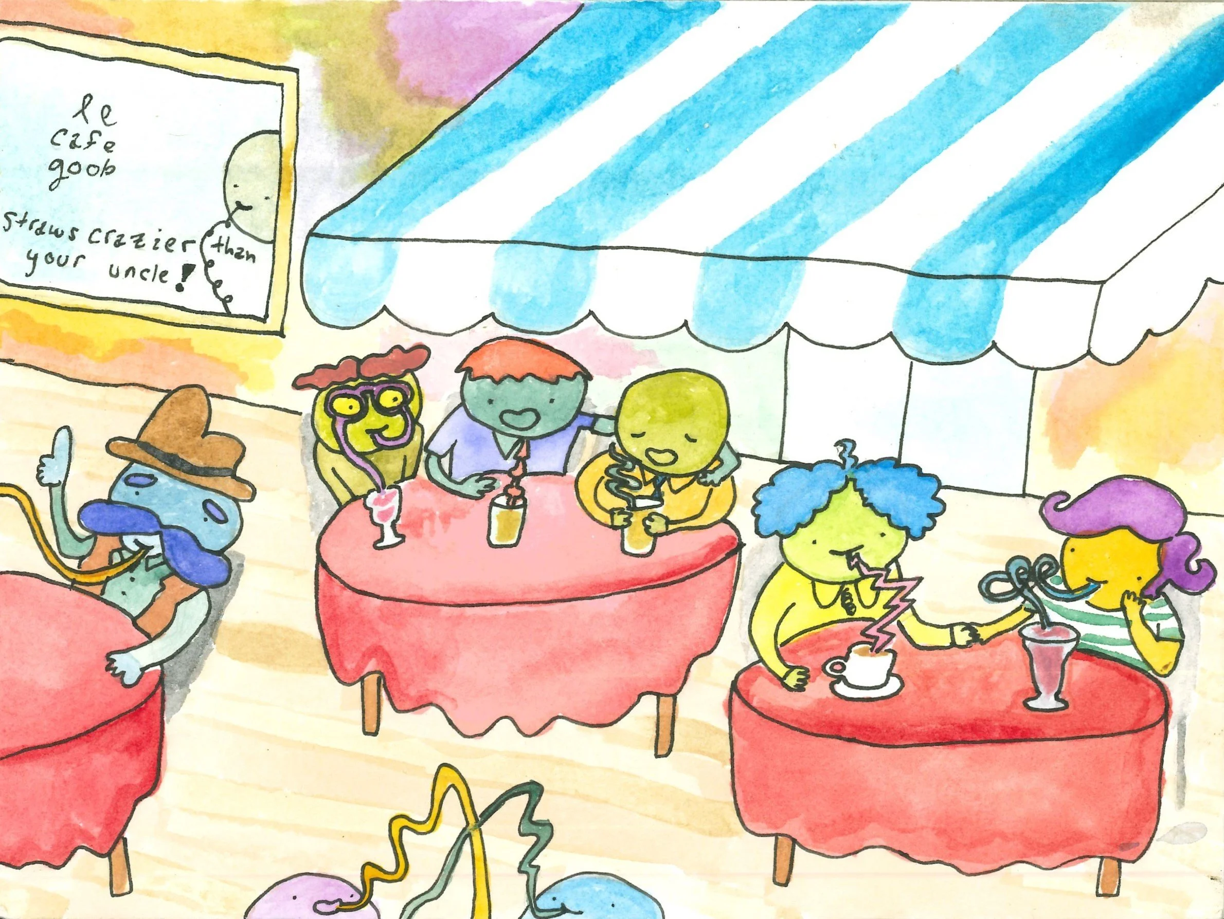 Le Cafe Goob | Watercolor