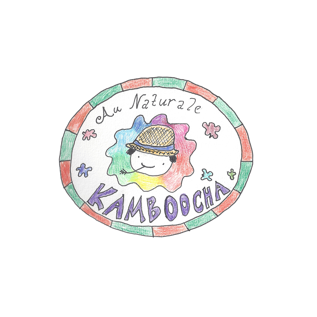 Au Naturale Kambooch Logo | Colored Pencil