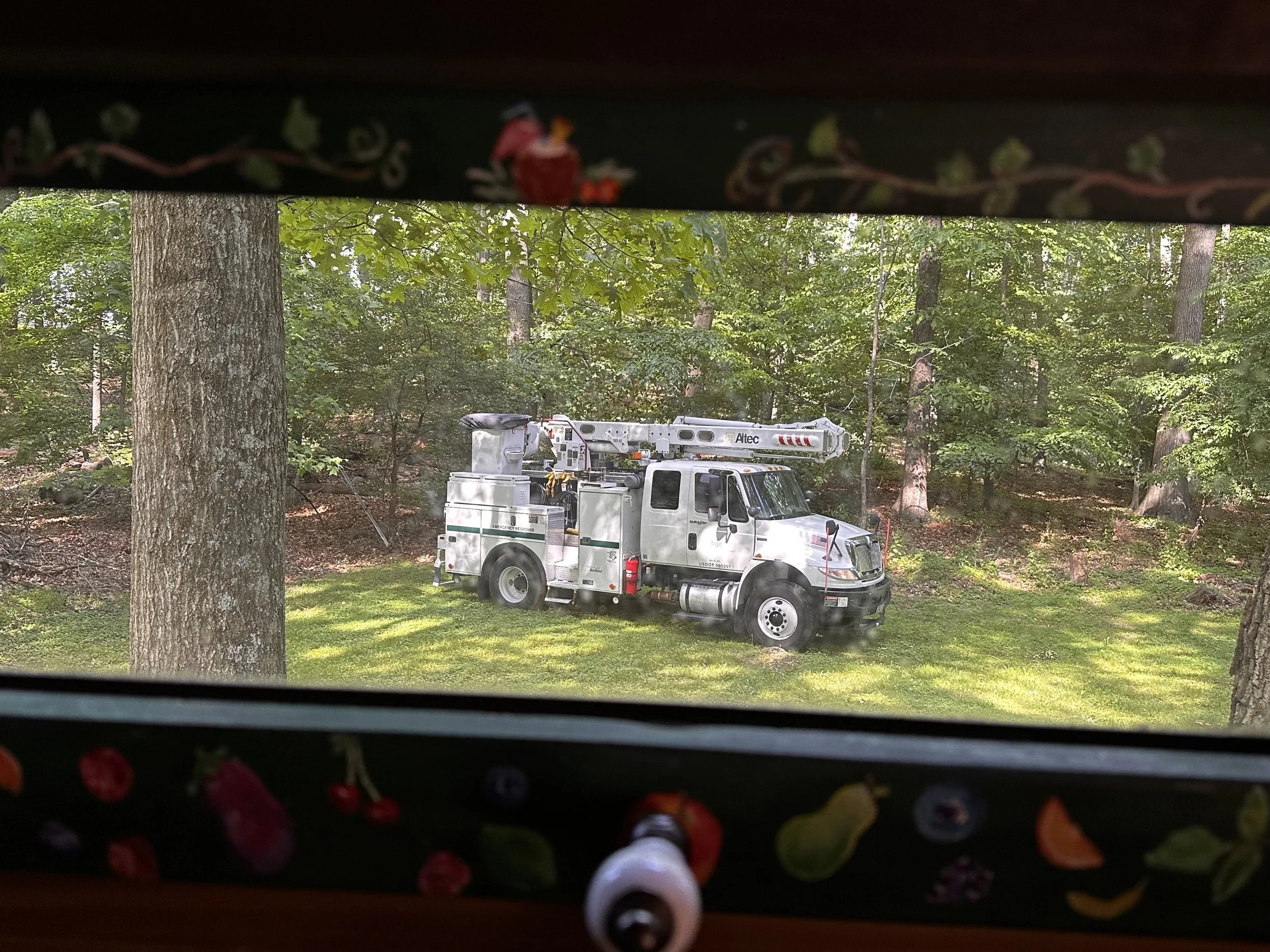 A nasty storm rolled through that knocked out power for 2.5 days