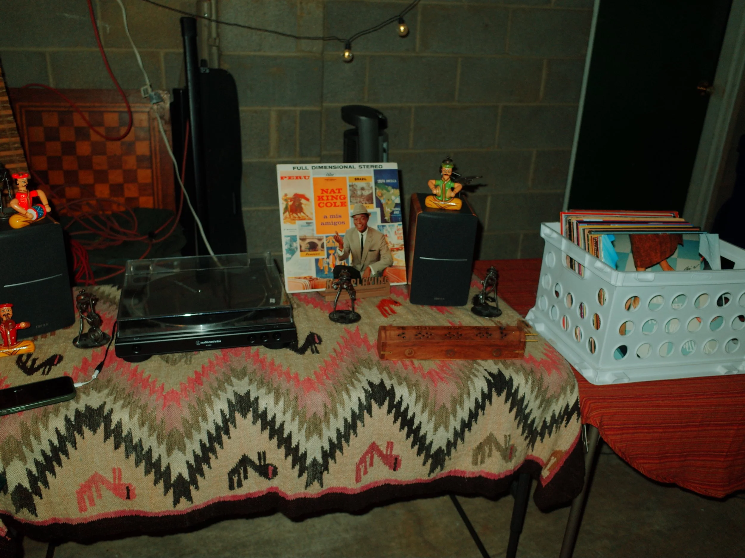 Busted out the records
