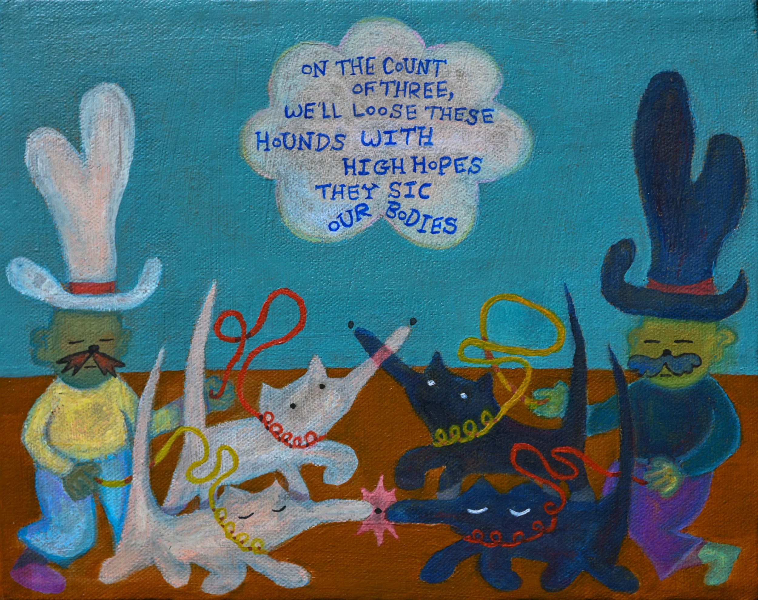 On the count of three... | Oil Pastel, Acrylic, and Gouache