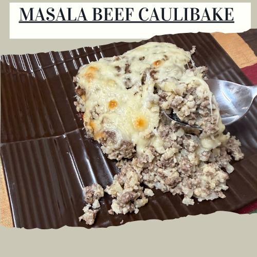 Masala Beef Caulibake