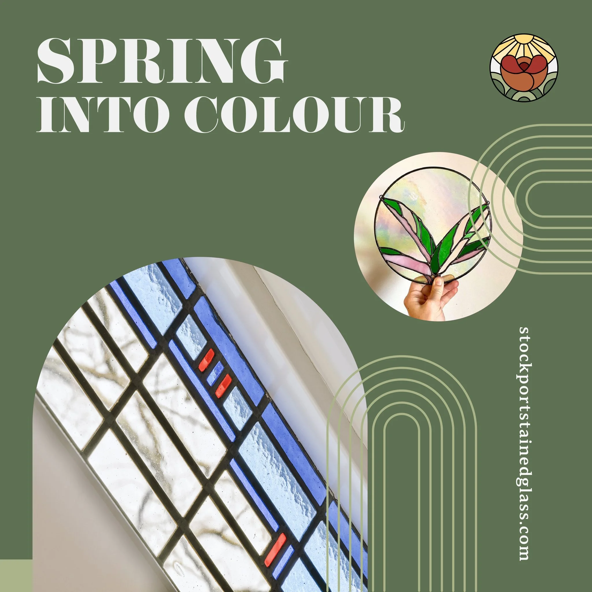 Brighten your home this spring with our colourful stained glass designs. Special seasonal offers available now. Visit the link in our bio for details.

#StainedGlass #SpringDecor #GlassArt #Handmade #HomeDecor