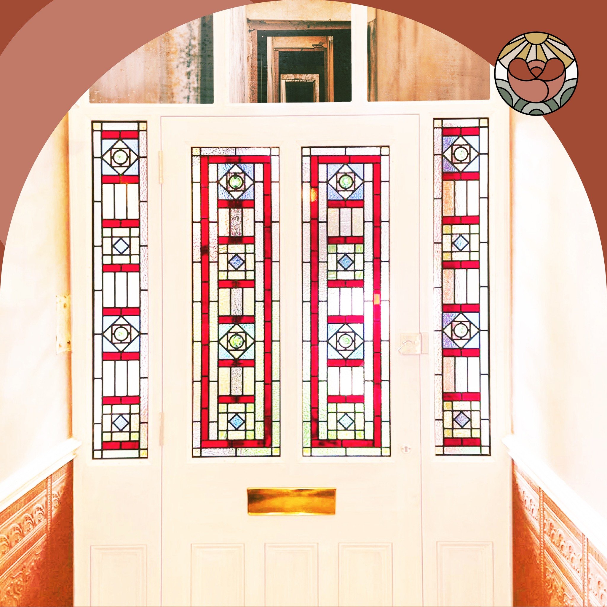 A doorway should make a statement -  and nothing says elegance quite like stained glass. At Stockport Stained Glass, we create and restore stunning designs that bring warmth, colour, and heritage back to your home. Each piece is handcrafted with prec