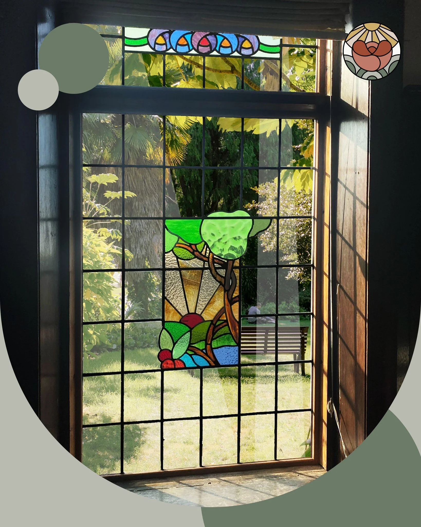 Stained glass is more than just a window -  it&rsquo;s a work of art. ✨ This unique piece captures how colour and light can transform a space, adding both warmth and timeless charm.
At Stockport Stained Glass, we design, restore, and create bespoke s