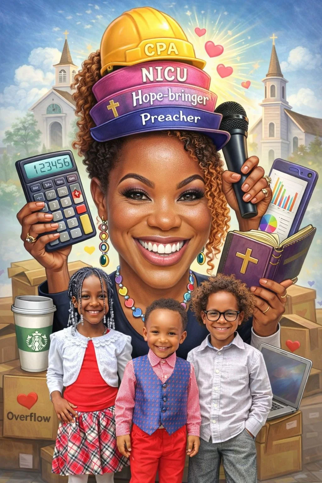 Go to ChatGPT and use this prompt:

&ldquo;Create a caricature of me and my job based on everything you know about me.&rdquo; 

It's fun!! Chat knows me... and that I do tooooooo MUCH (whyyyyyy the third hand 🤣🤣🤣🫣🫣🫣)

Share yours in the comment