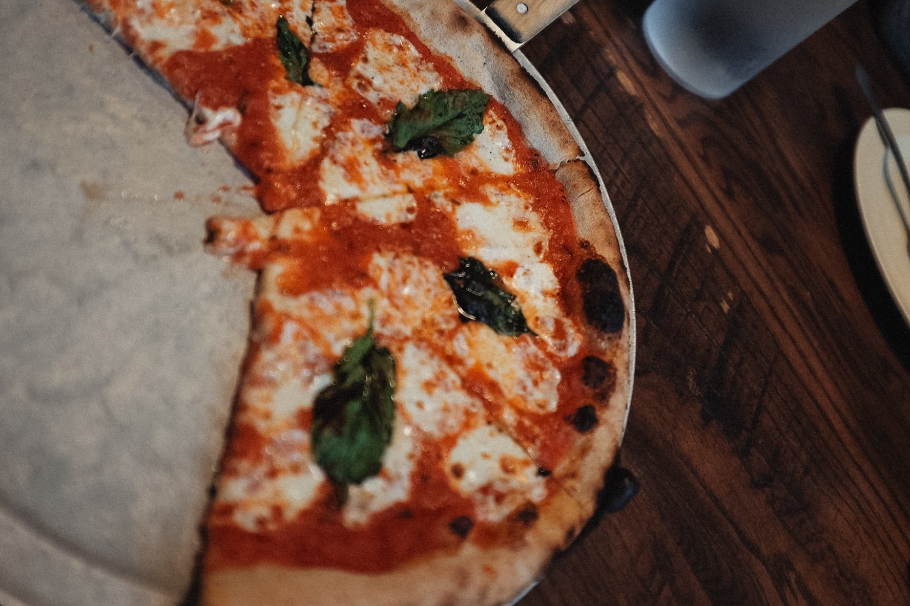 Pizza from Rafferty's in downtown Crosby, MN near Cuyuna Cove cabin rentals