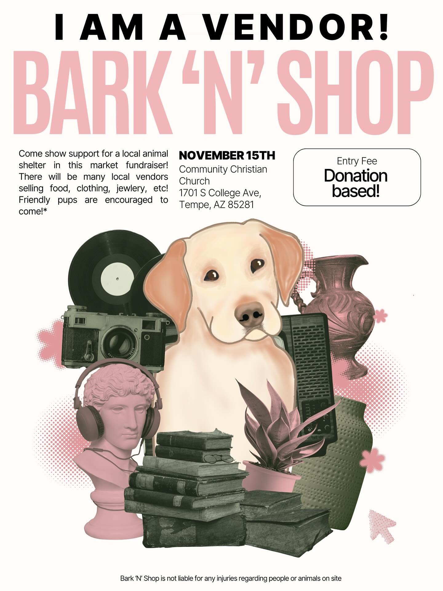 So excited for this upcoming #fundraiser event with @barknshop2025 - come support and grab some extra joy 💕🐾 

#patchofjoy #liveembroidery #customembroidery #foragoodcause
