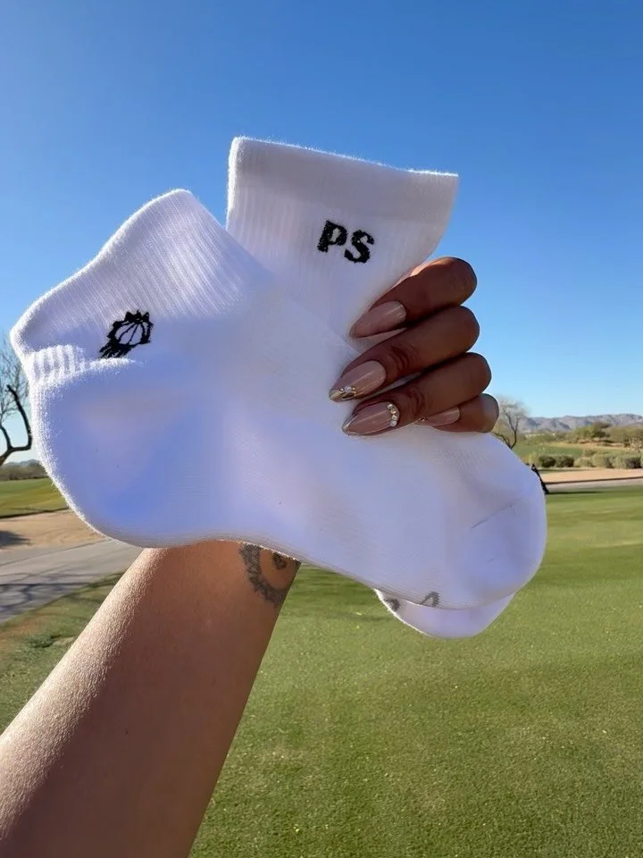 Suns Up, Socks Customized 😎⛳️

📍@suns Golf Classic

#sunsup #patchofjoy #phoenixsunsgolfclassic