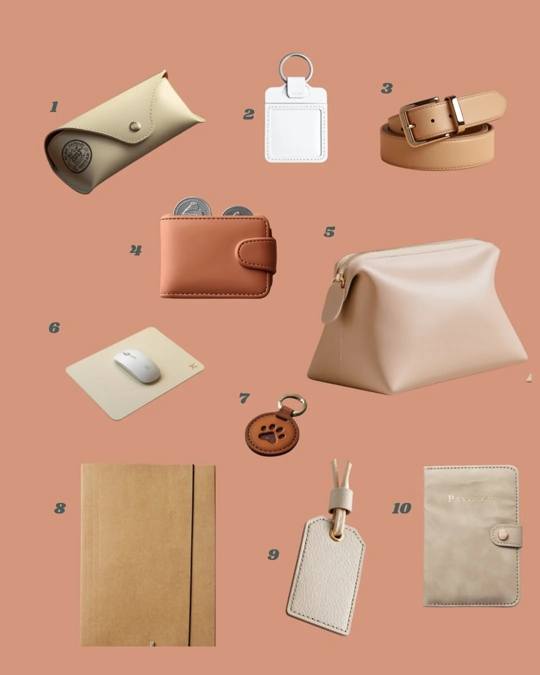 Leather, but make it personalized ✨🤎

If you&rsquo;re planning an event and want something that feels elevated, timeless, and actually gets people excited&hellip; leather goods + live embossing is IT.

&bull; Glasses Cases
&bull; Keychains
&bull; Be