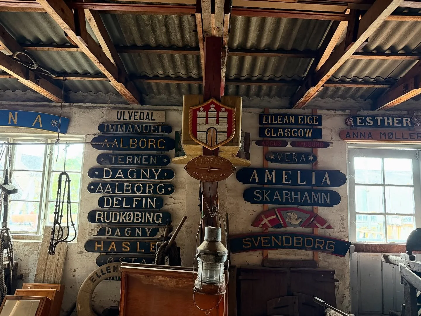 A treasure trove at Ring-Andersen Shipyard, operating since 1916 and renowned for their wooden boat restoration. We were invited up a little ladder-like staircase&hellip; and what was at the top took my breath away. Our host&rsquo;s great-grandfather