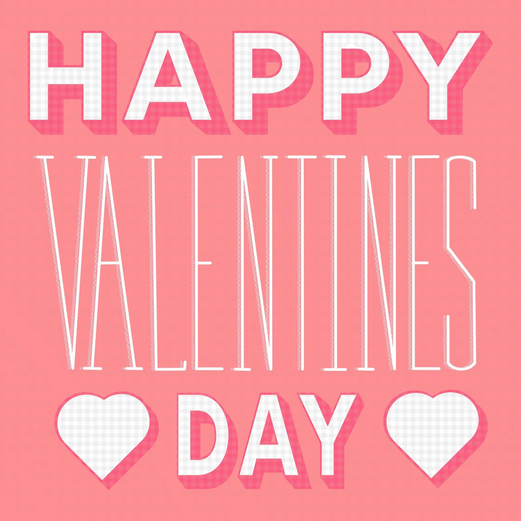 happy valentines day graphic illustration