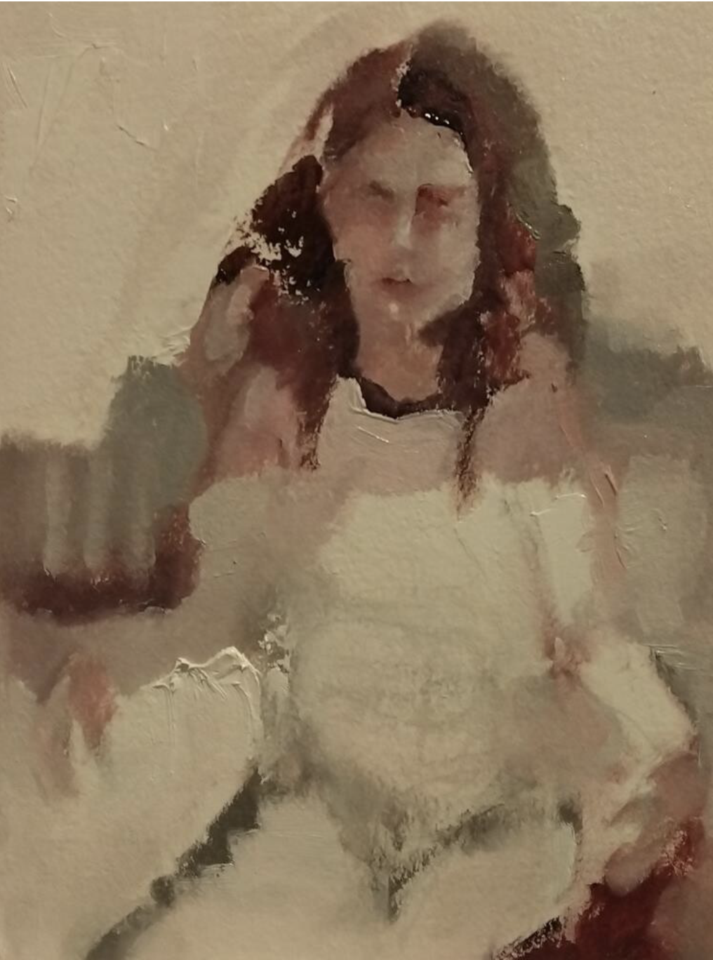 Ann Rudd- Untitled with Serious Face