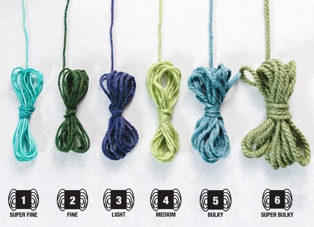 Yarn Weight Guide