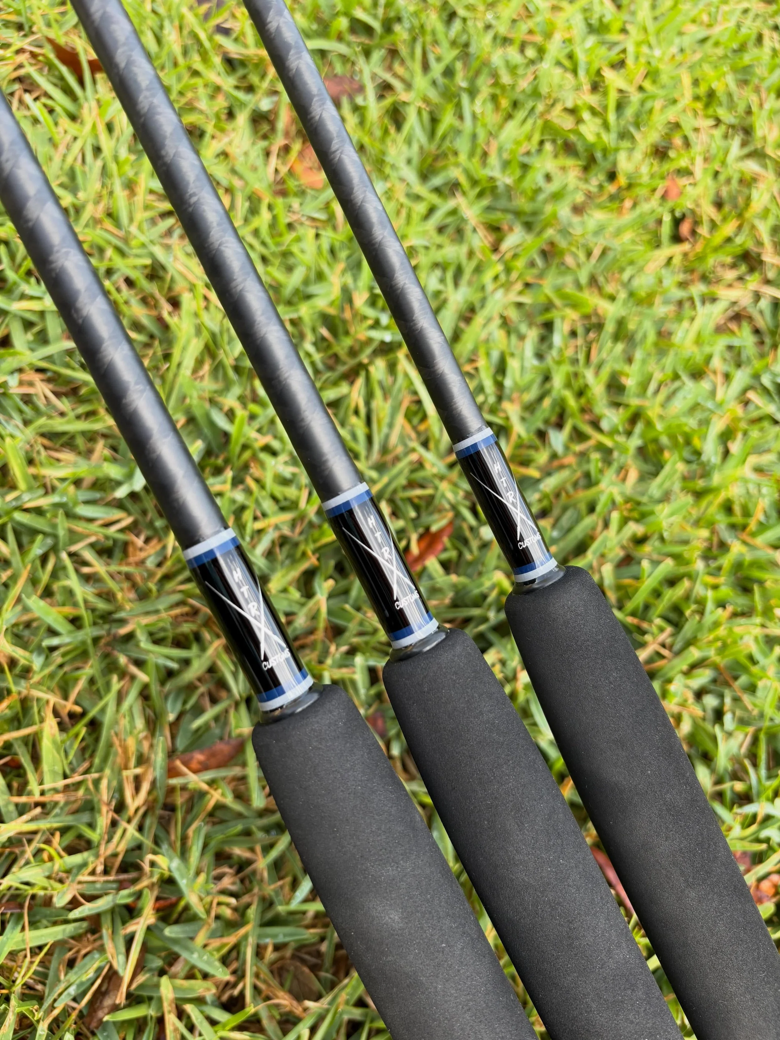 Sweet set of 3 headed out the door to dominate the mahi, snapper, and grouper offshore! 
&bull;
&bull;
&bull;
&bull;
&bull;
&bull;
&bull;
#customrods #customrod #vanstaal #nlbn #snook