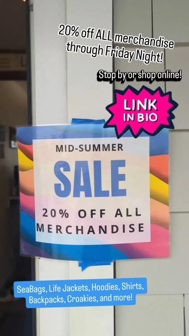 20% off all merchandise through FRIDAY!! #SALE #sailing #westportct