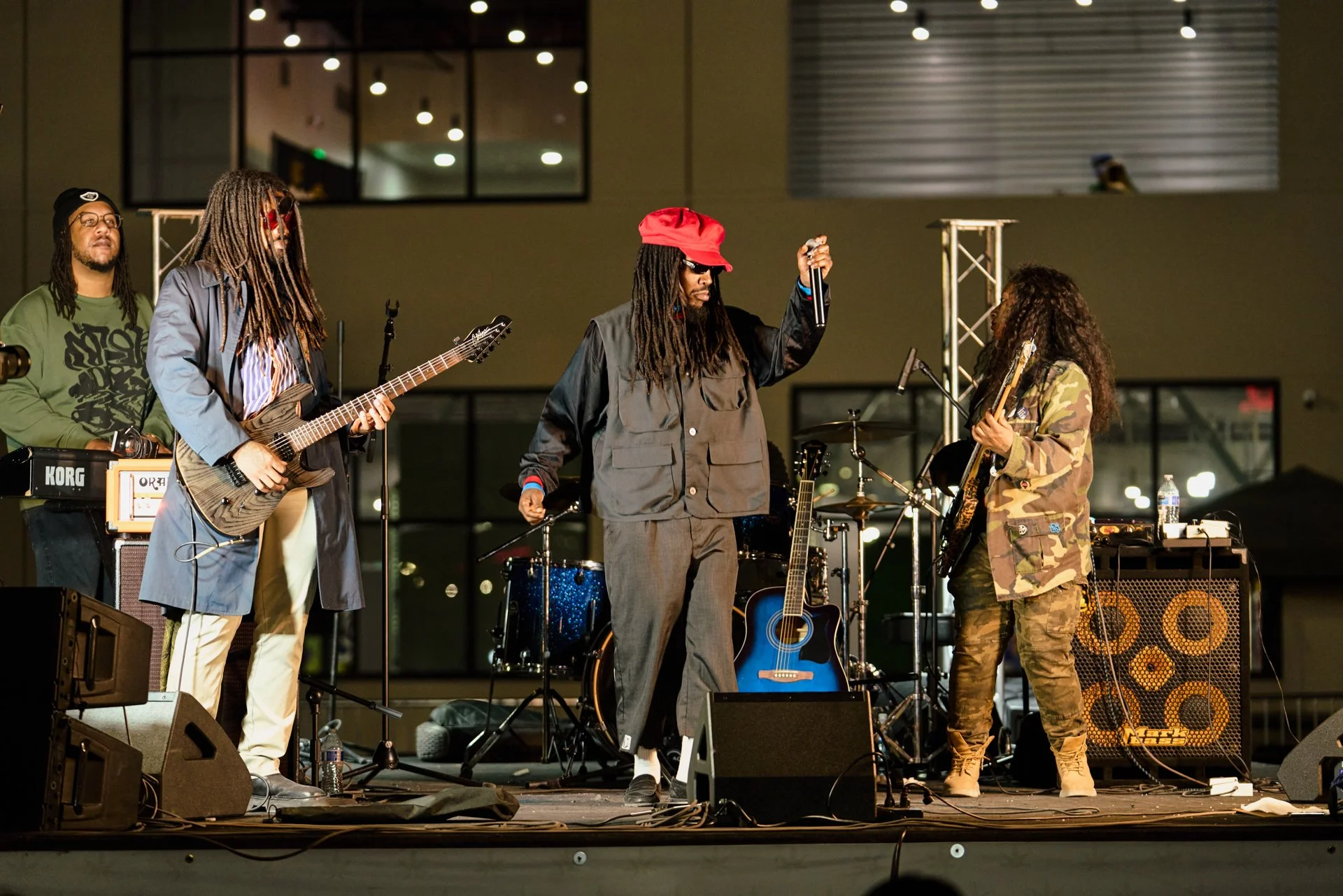 Dizzy Wright and the High Vibrations perform at the 2025 NuWu Cup Awards Ceremony and Variety show