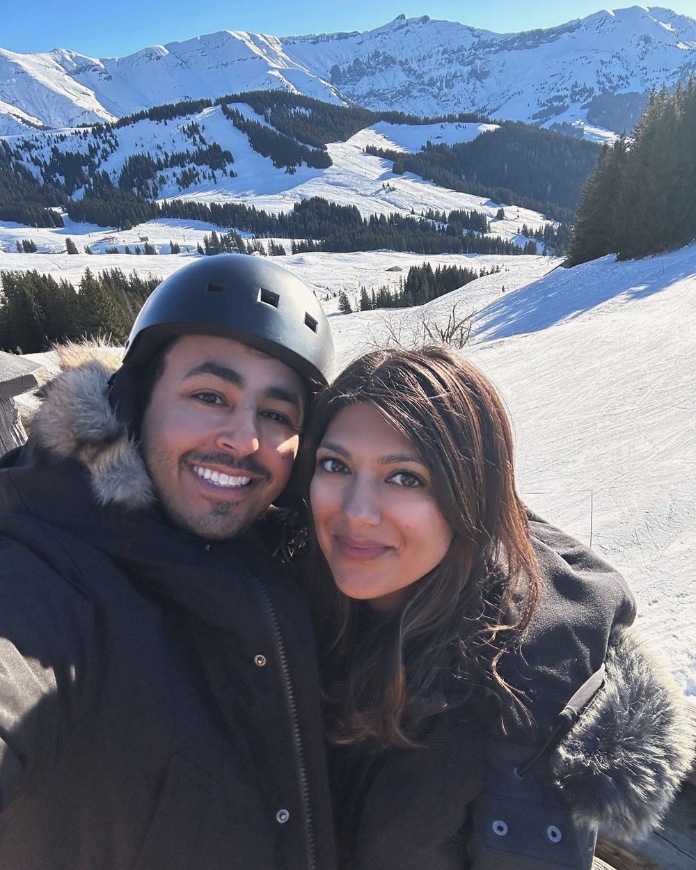 Amer & I skiing in Megeve.jpeg