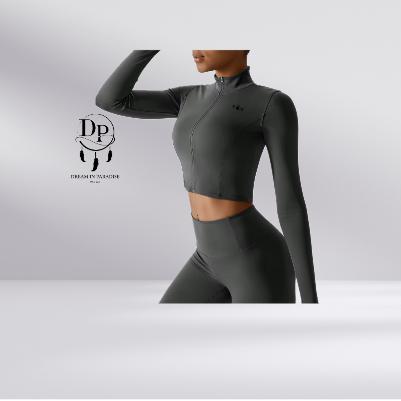 Sculpt Flex Zip Crop Jacket