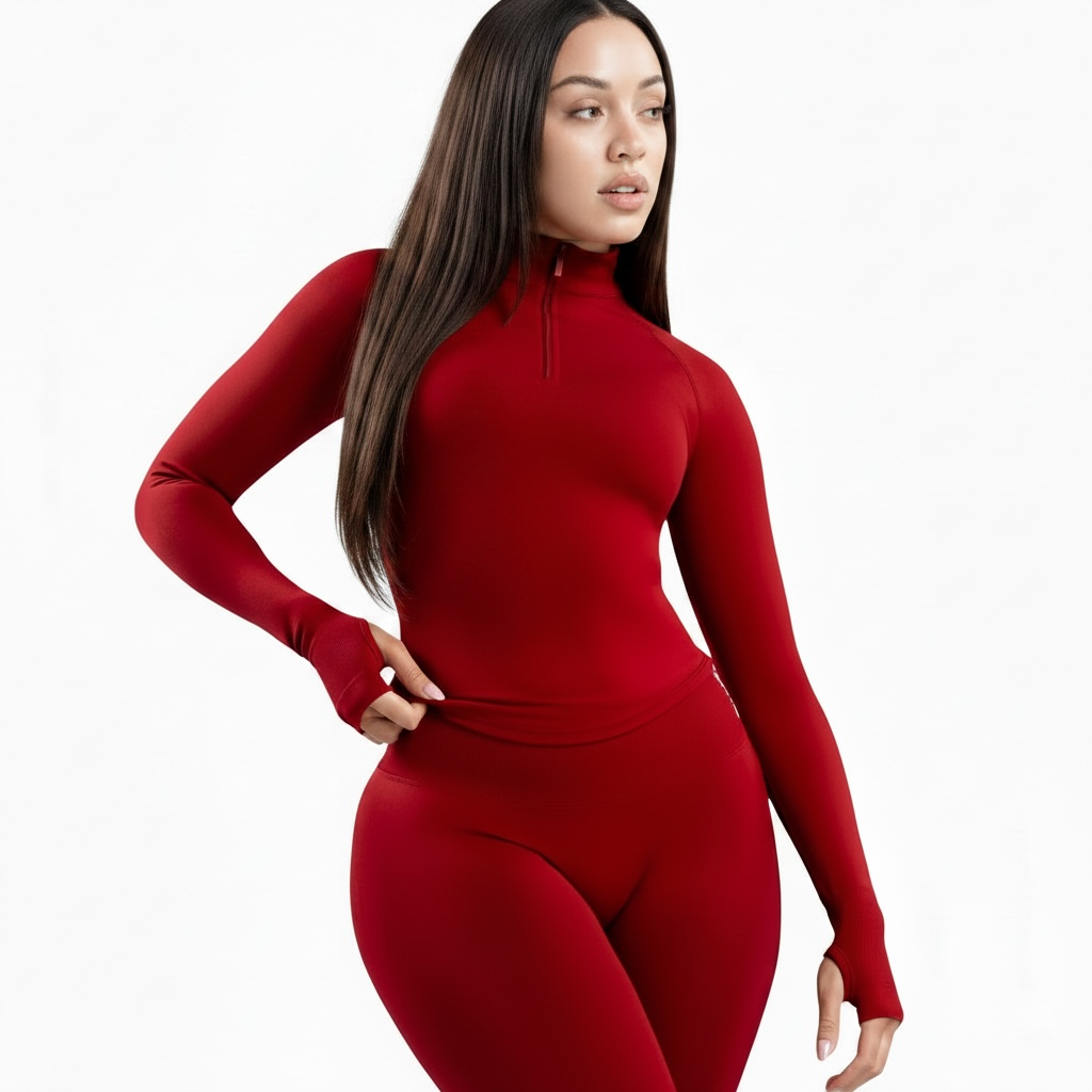 Sculpt Fit Half-Zip Sweater