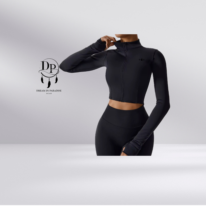 Sculpt Flex Zip Crop Jacket