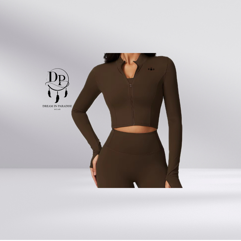 Sculpt Flex Zip Crop Jacket