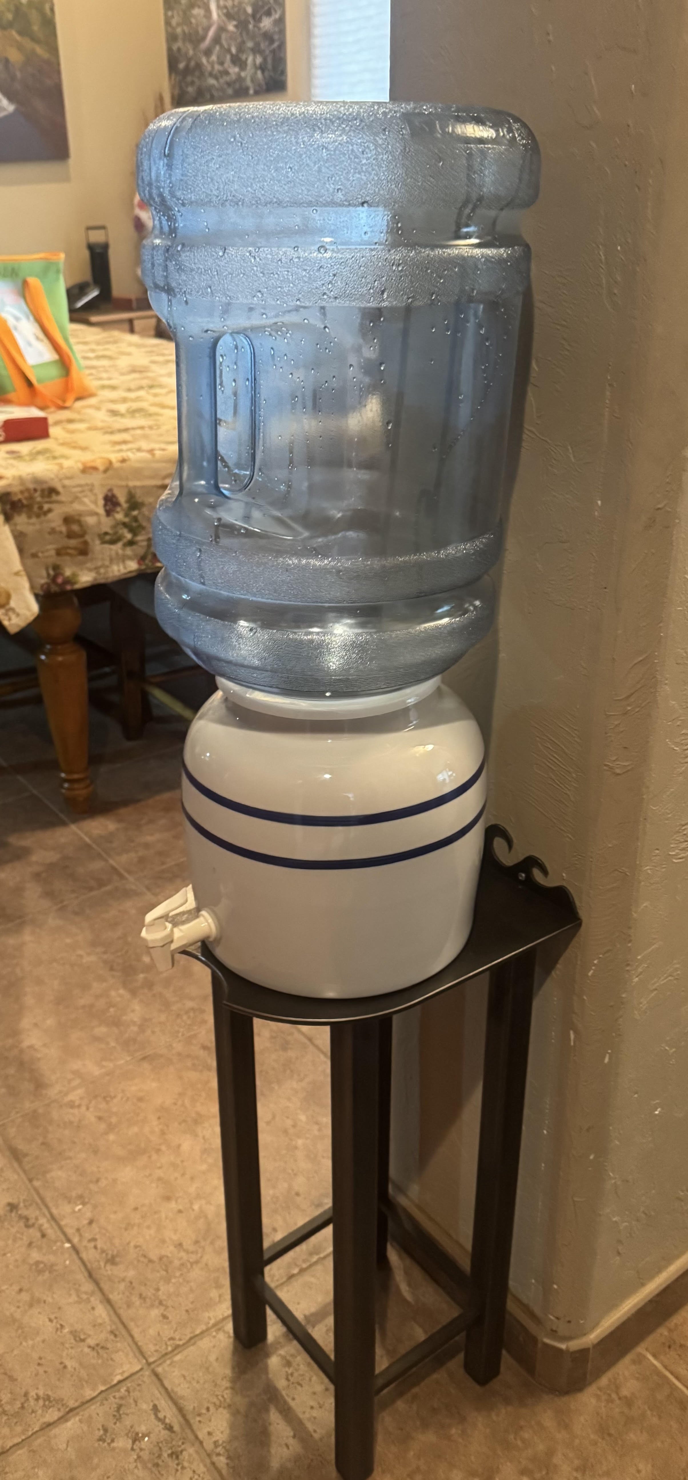 Custom Water Cooler Table