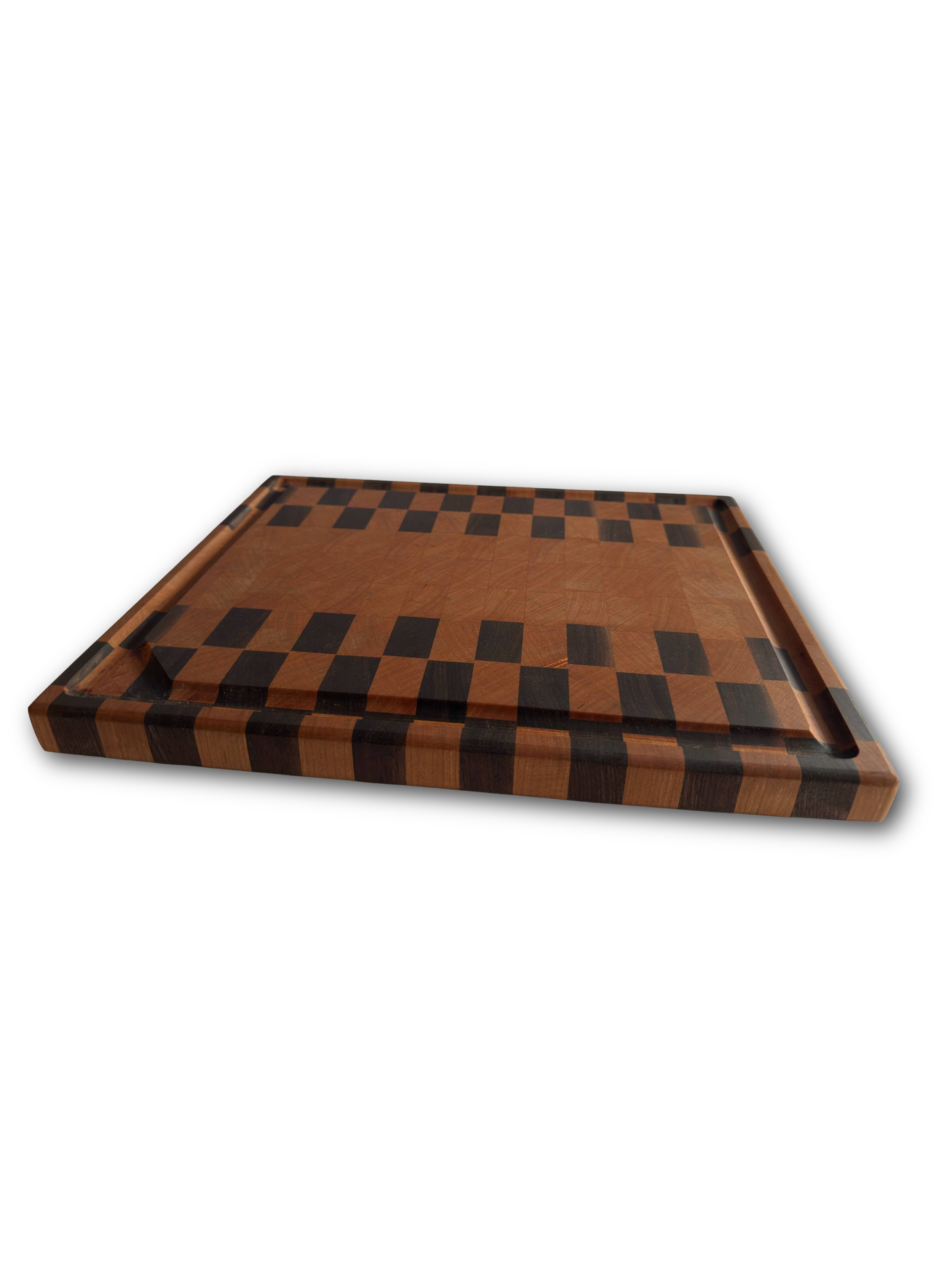 Offset Checker End Grain Cutting Board