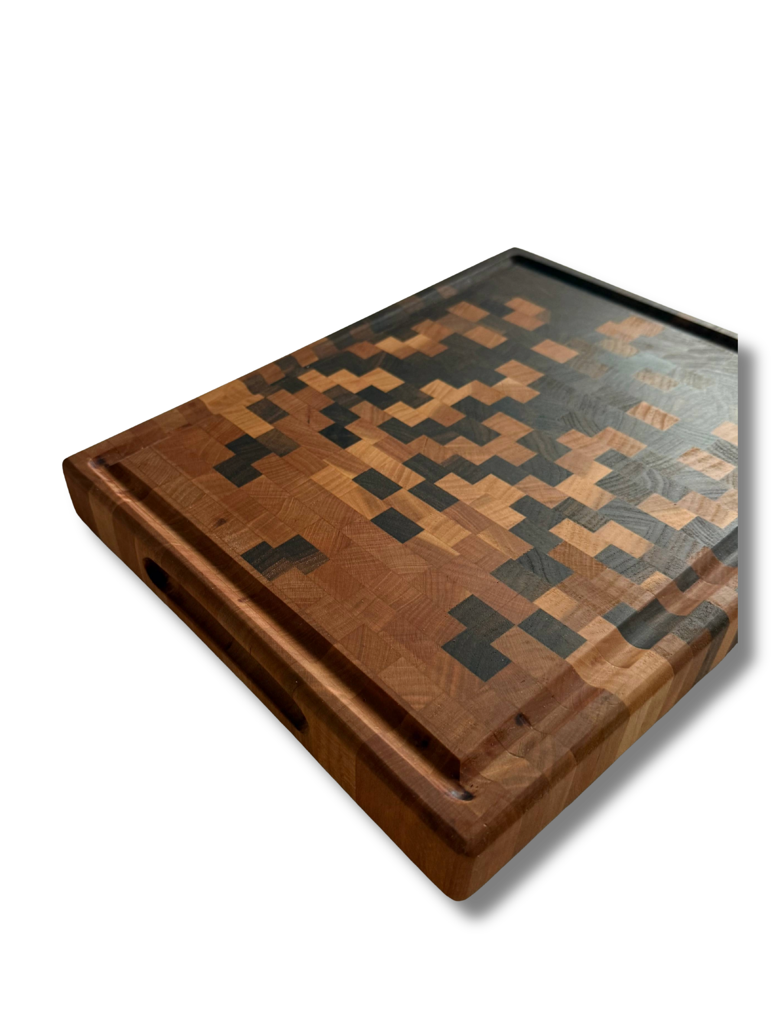 Pixel End Grain Cutting Board