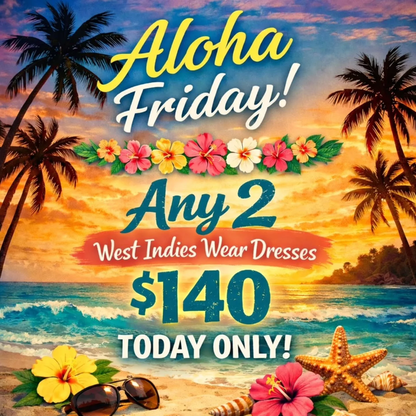 Brave the weather, and I&rsquo;ll make it worth your while 😉

🌴 Spend $100 &mdash; receive a FREE coin purse

👜 Spend $200 &mdash; receive a FREE beach bag (valued at $30)

Today only &mdash; treat yourself while the rain falls!