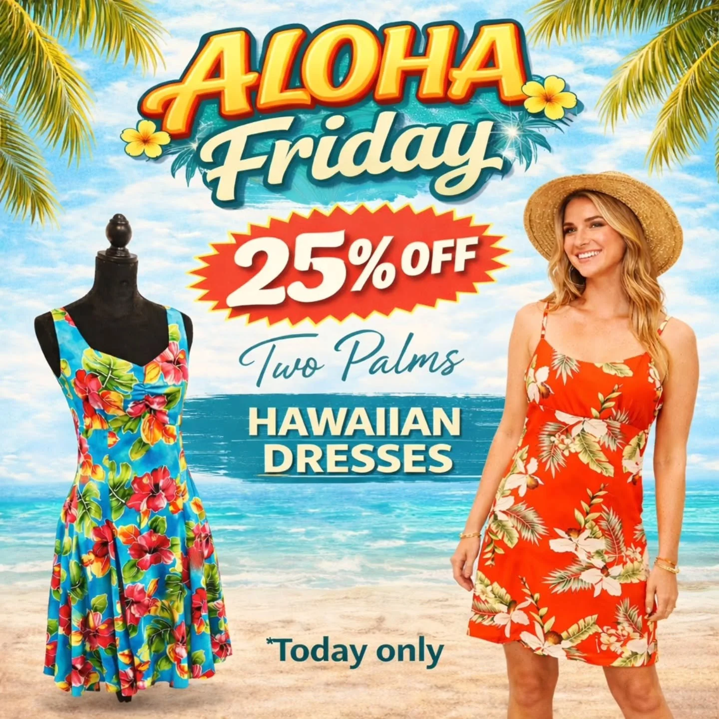 Aloha Friday 🌺

Check out today's deal! 
Today only 🌴
In-store only 🌺