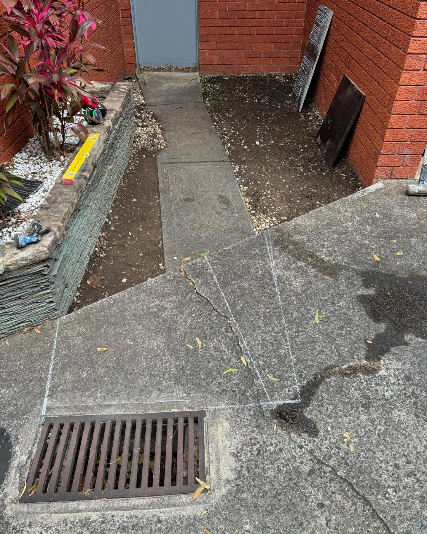 🌧️ STAGE 1 - STORMWATER WORKS 🌧️
&bull;
Recently completed Stormwater alteration works carried out for one of our Buildings in Carlton.
&bull;
Due to the initial design of this walkway area &amp; the above overflowing gutters. Water was ponding dur