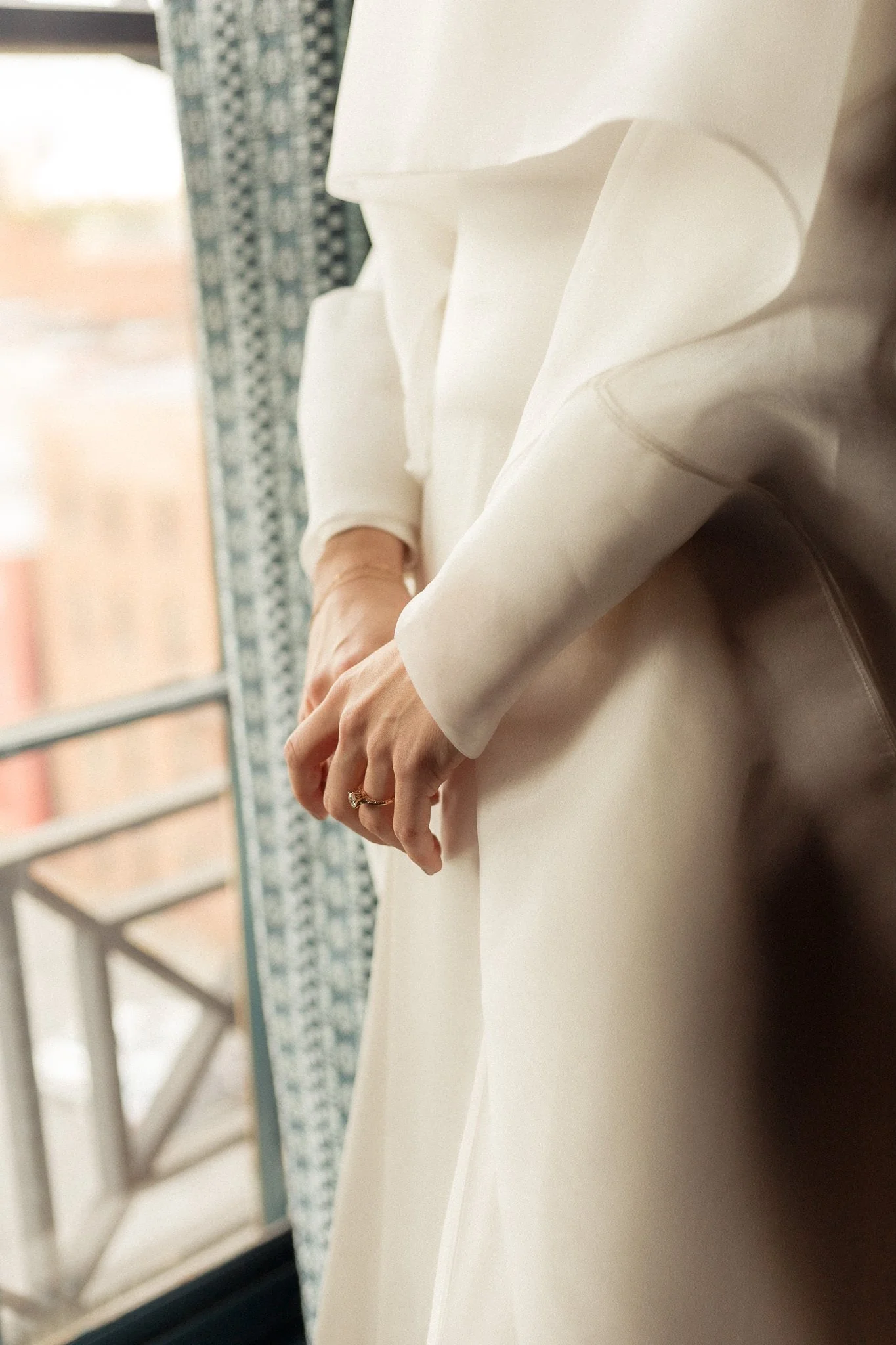 artful captured bridal portrait
