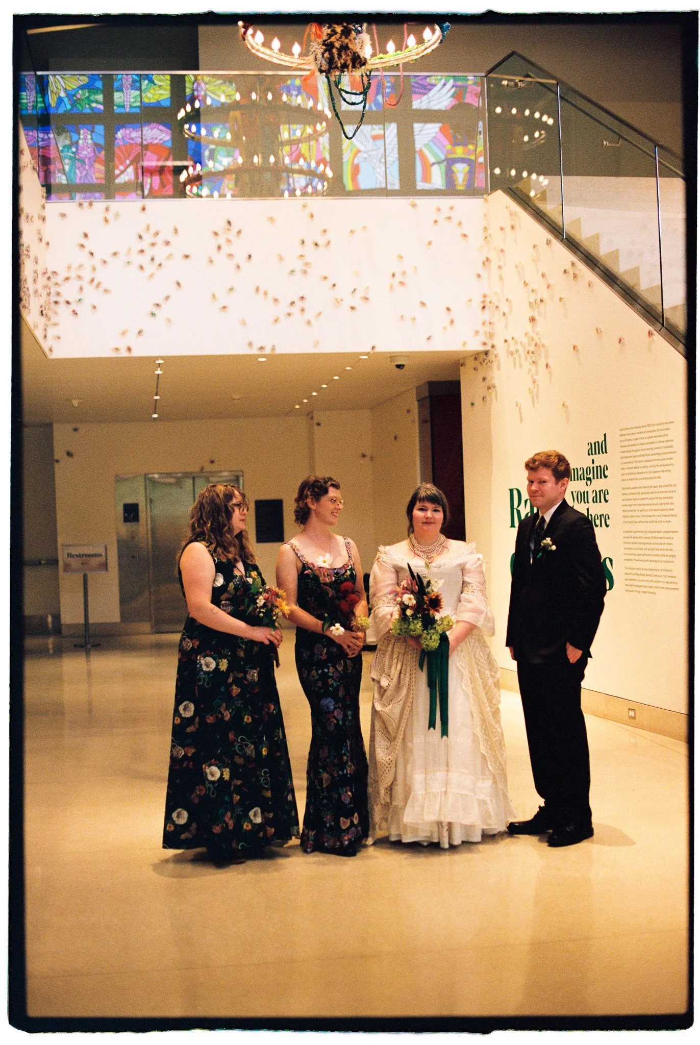 intimate moment at wedding