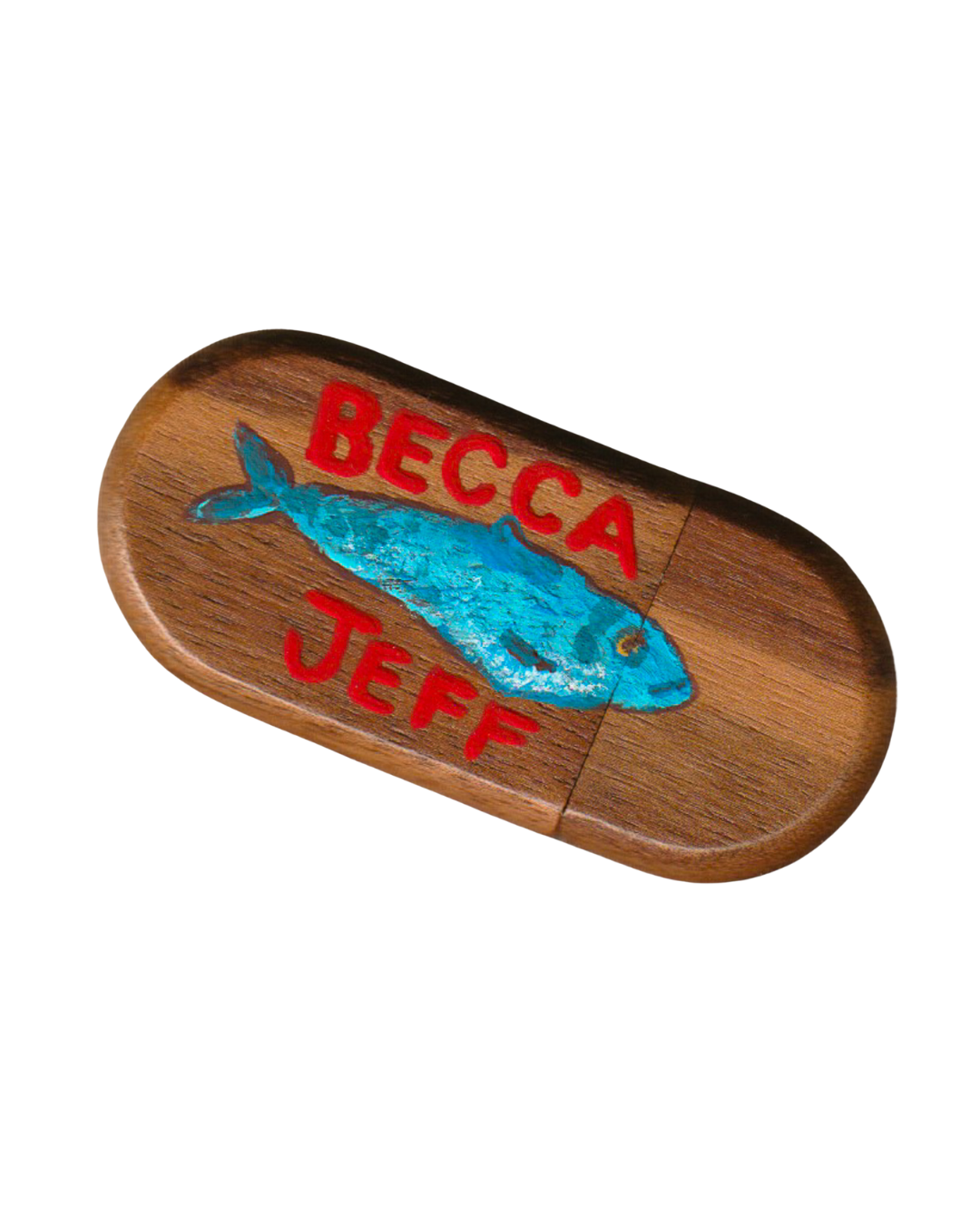hand painted usb for couple