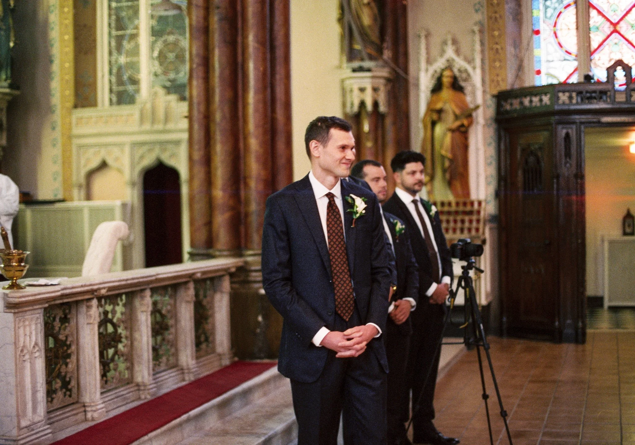 Classic Ceremony at St. Alphonsus - Baltimore Film Photographer Weddings9.jpg