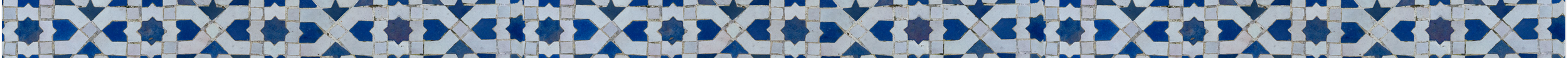blue tile border detail