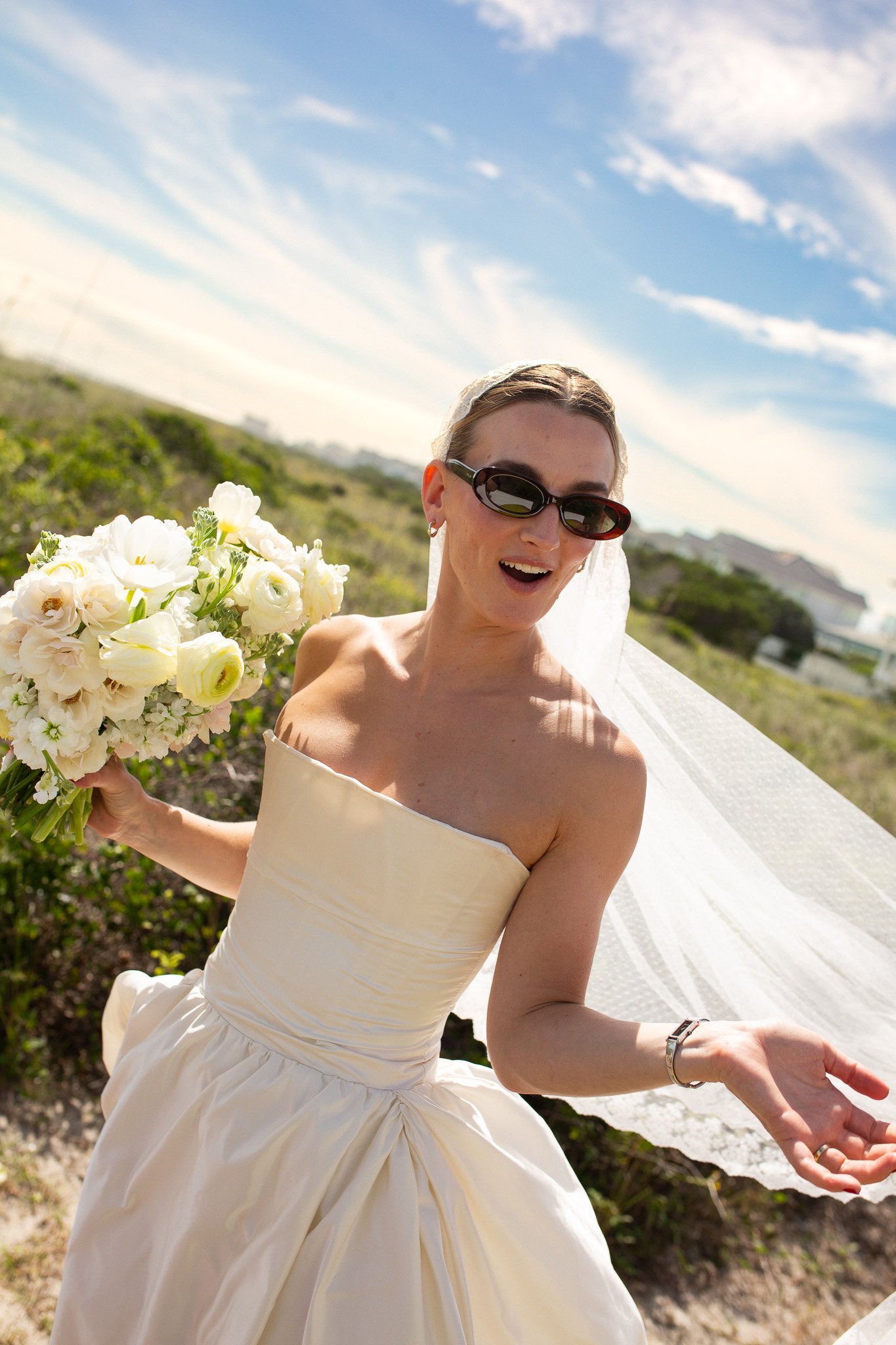 Cool girl bridal looks