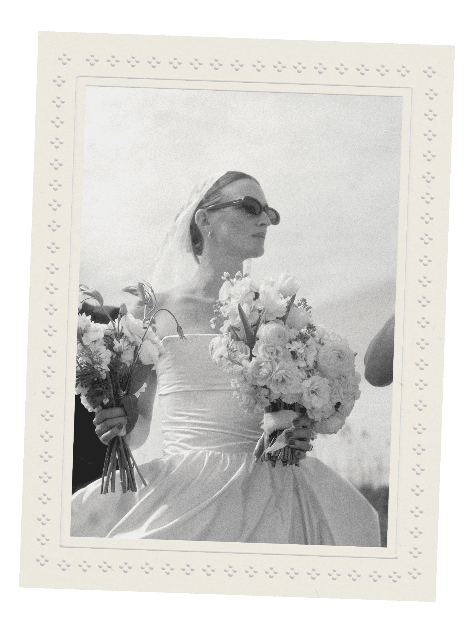 Costal Bridal Look with Sunglasses