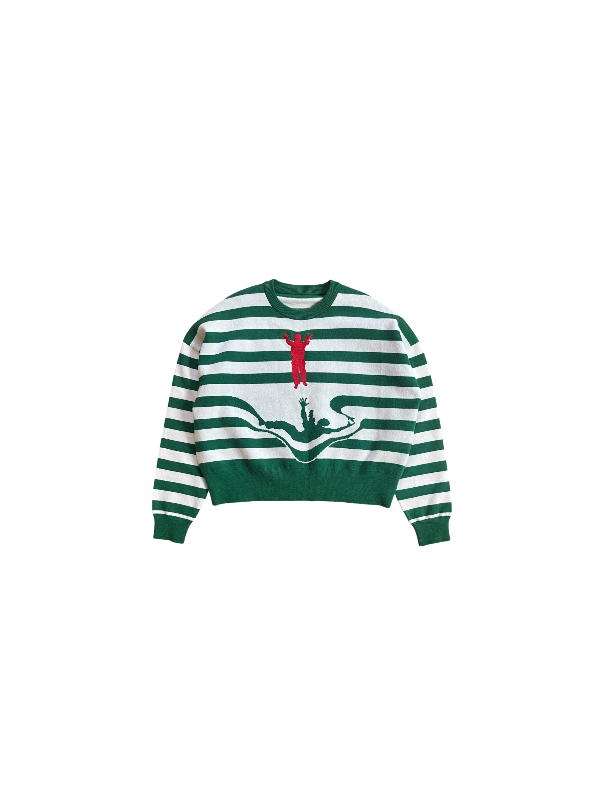 “GET OUT” Embroidered Sweater