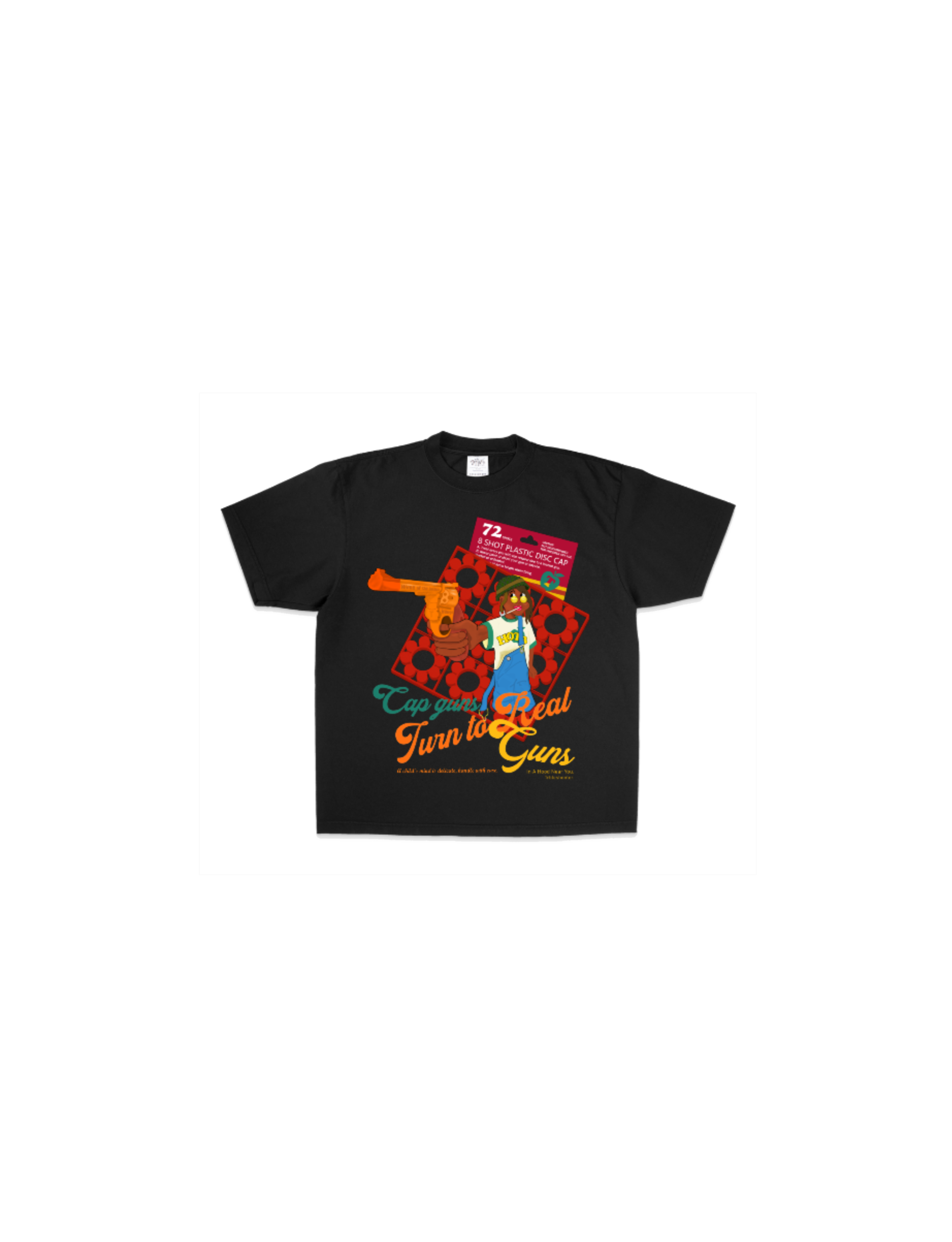 "CAP GUN" Jumbo T-shirt