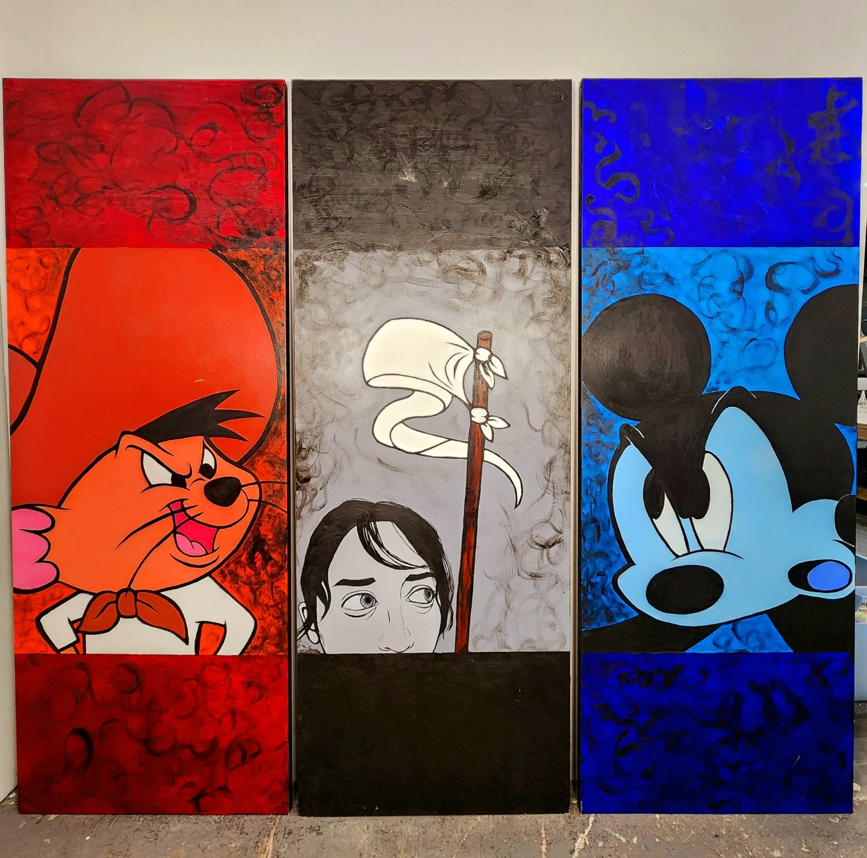 Ni de Aqui Ni De Alla Each Board is 80x30x1.5in.jpg