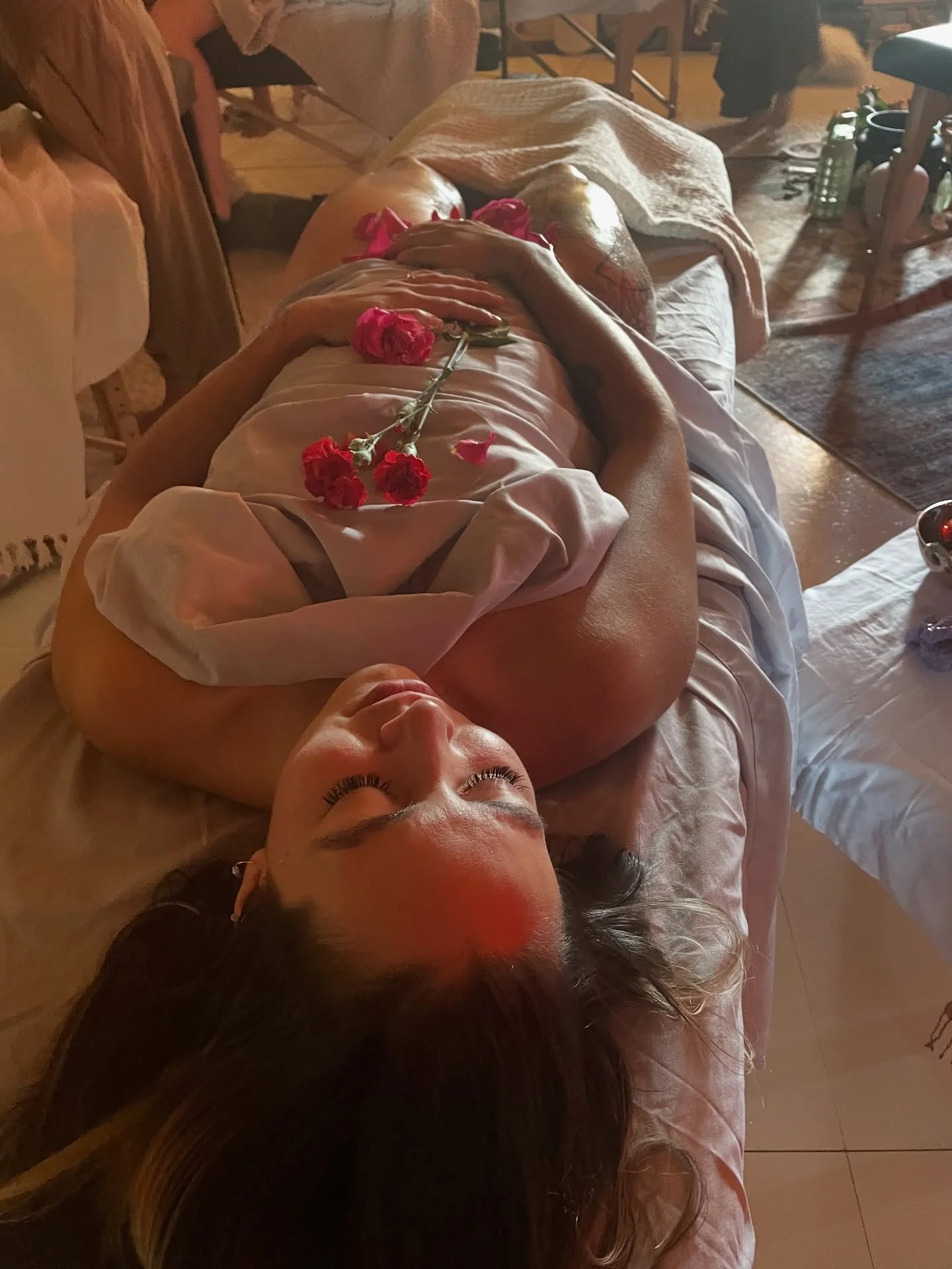 The cervix is the meeting point.
A portal between realms.
She is the altar at the deepest chamber of the body,
the silent oracle through which life first entered
and through which life may once again pass. 
When she is touched..not taken, not penetra